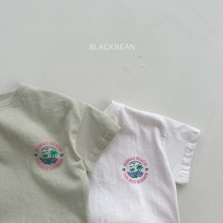 Black Bean - Korean Children Fashion - #stylishchildhood - Hawaii Tee - 7