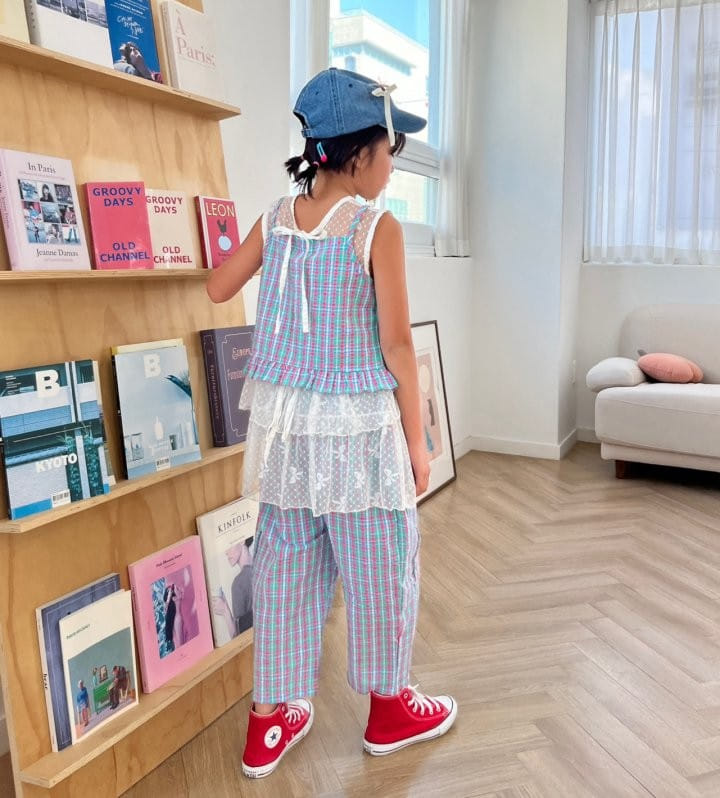 Bobo j - Korean Children Fashion - #magicofchildhood - slit Wide Pants - 3