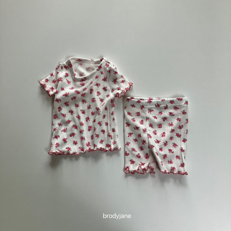 Brody Jane - Korean Children Fashion - #childofig - Rose Eyelet Frill Top Bottom Set - 10