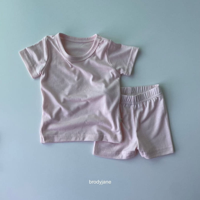 Brody Jane - Korean Children Fashion - #childofig - Soft Short Sleeve Top Bottom Set - 7