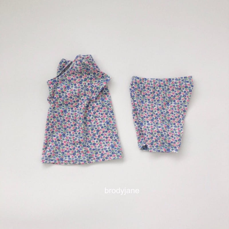 Brody Jane - Korean Children Fashion - #childofig - Liberty U Neck Short Sleeve Top Bottom Set - 10