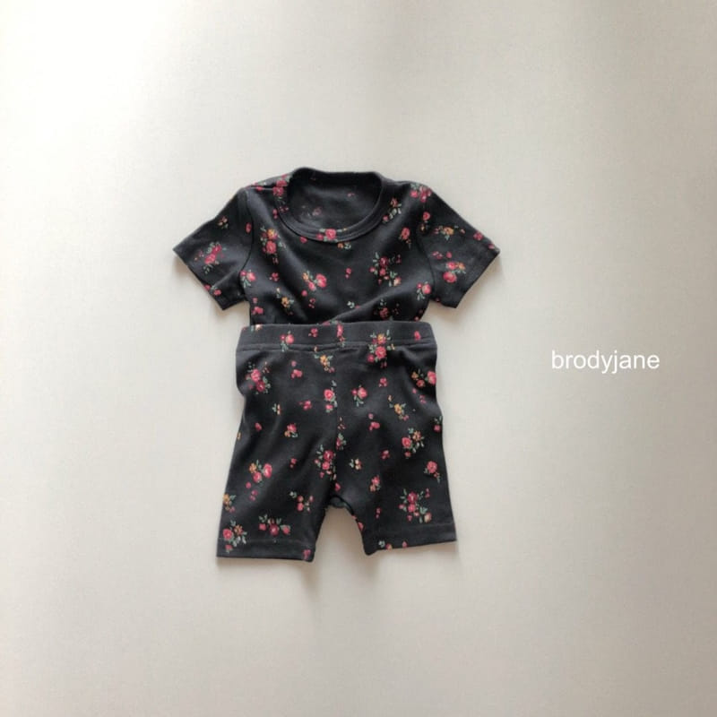 Brody Jane - Korean Children Fashion - #magicofchildhood - Ancho Rib Short Sleeve Top Bottom Set - 4