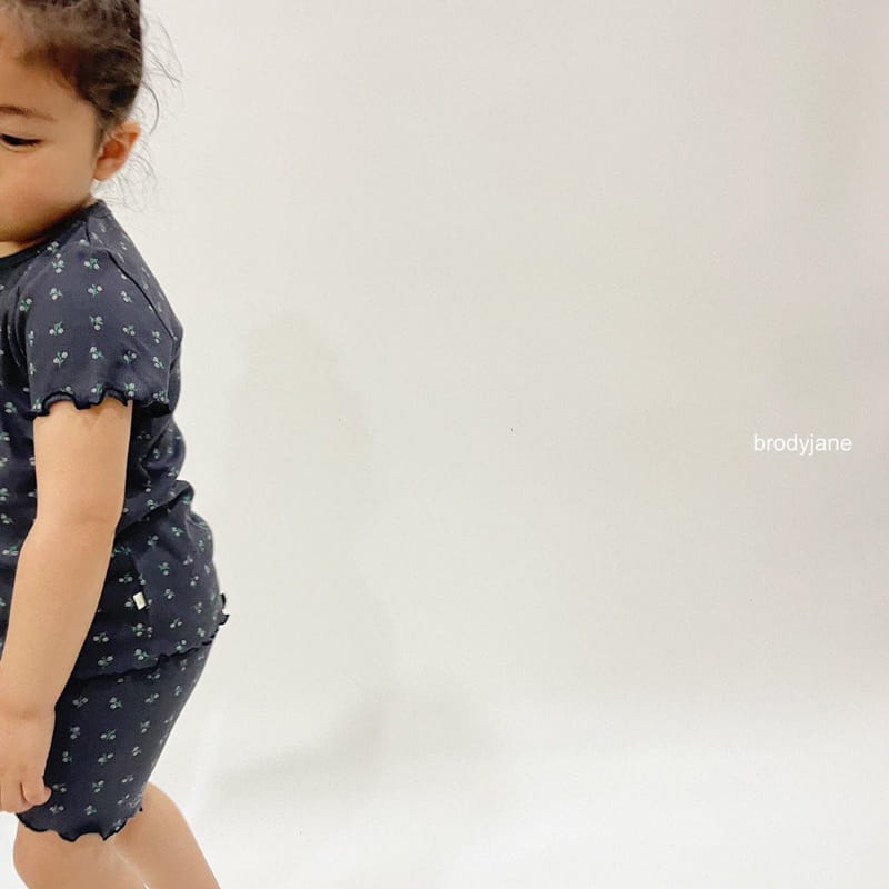 Brody Jane - Korean Children Fashion - #minifashionista - Gypsophila Frill Short Sleeve Top Bottom Set - 3