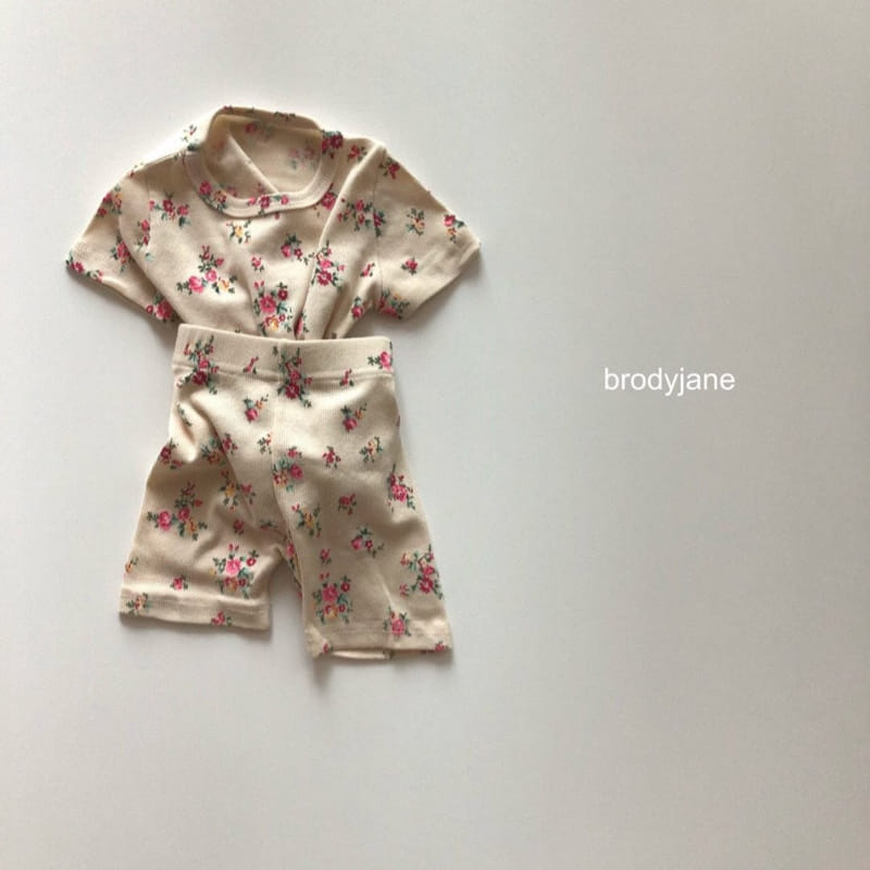 Brody Jane - Korean Children Fashion - #prettylittlegirls - Ancho Rib Short Sleeve Top Bottom Set - 5