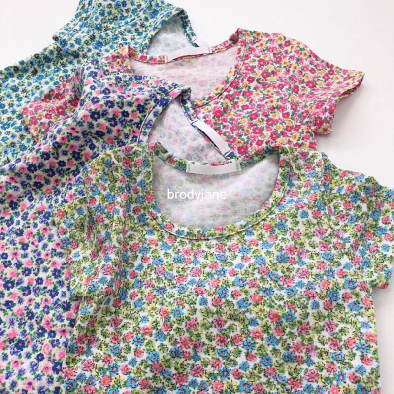 Brody Jane - Korean Children Fashion - #prettylittlegirls - Liberty U Neck Short Sleeve Top Bottom Set - 9