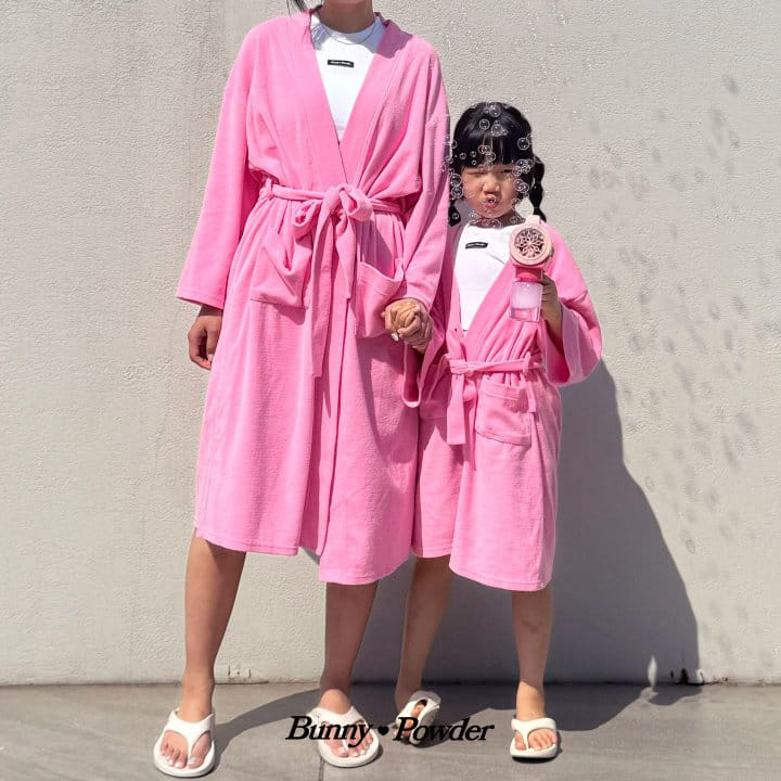 Bunny Powder - Korean Children Fashion - #childofig - Bunny Robe With Mom - 6