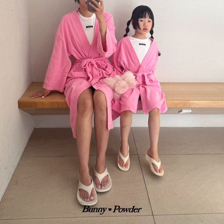 Bunny Powder - Korean Children Fashion - #discoveringself - Bunny Robe With Mom - 9