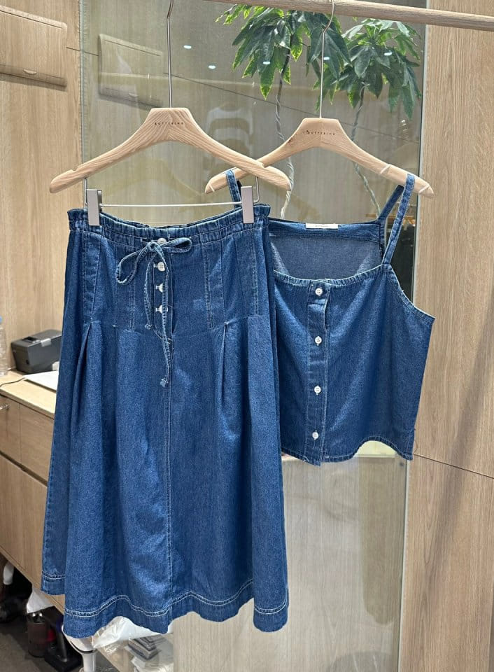 Buttering - Korean Women Fashion - #womensfashion - Joy Denim Skirt