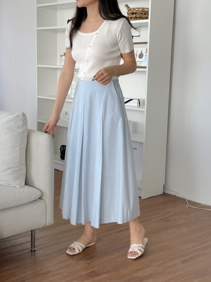 Bytheshew - Korean Women Fashion - #momslook - Bien Skirt - 3