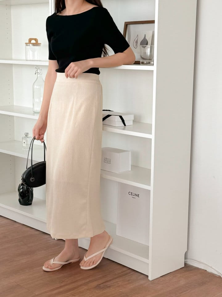 Bytheshew - Korean Women Fashion - #restrostyle - Macaroon H Skirt - 9