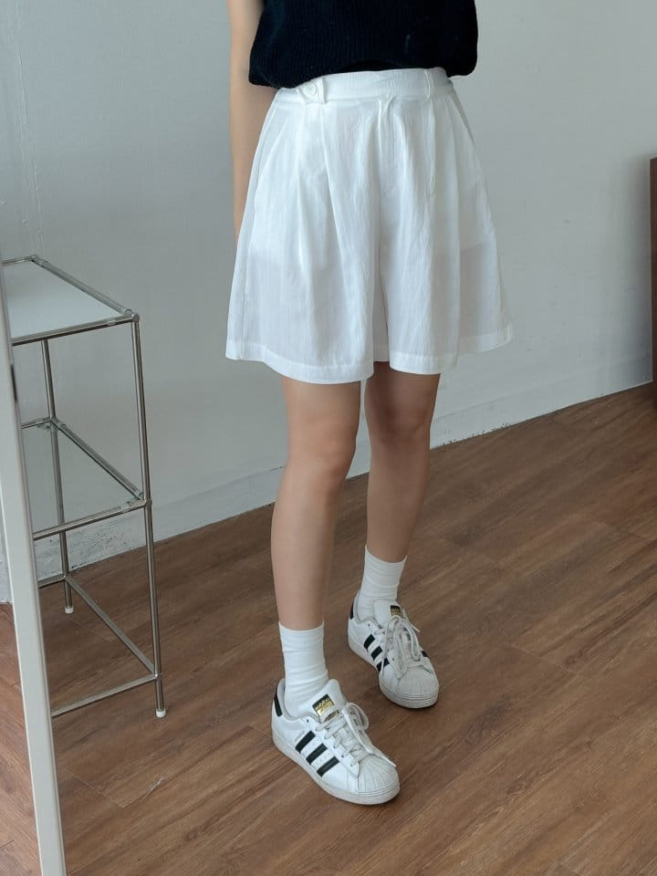 Bytheshew - Korean Women Fashion - #womensfashion - Low Button Skirt Pants - 11