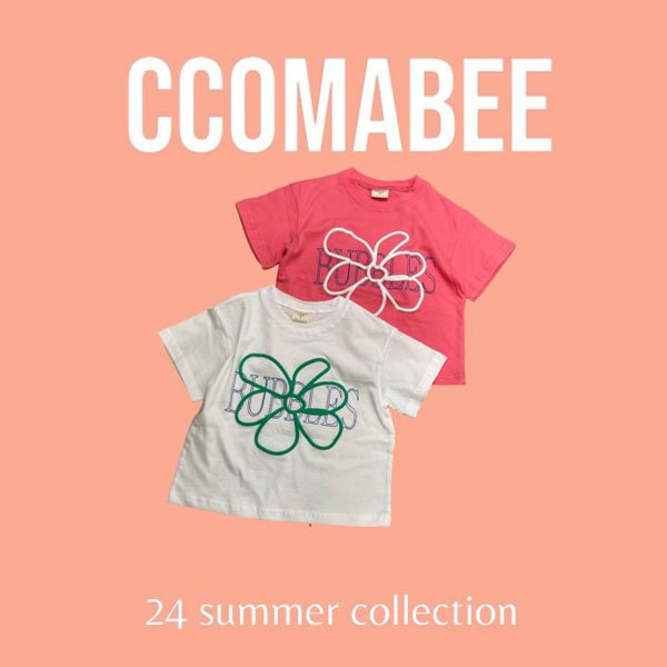 Ccomabee - Korean Children Fashion - #Kfashion4kids - Flower Tee