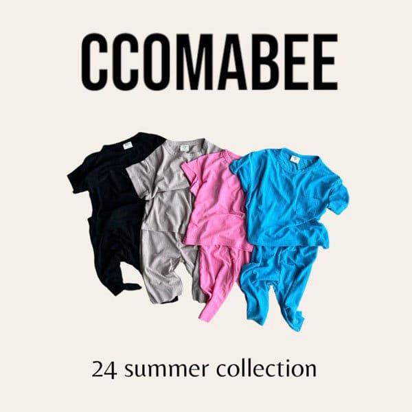 Ccomabee - Korean Children Fashion - #littlefashionista - Pleats Top Bottom Set