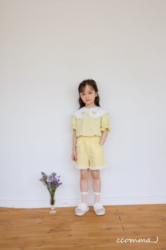 Ccommaj - Korean Children Fashion - #childofig - Lila Short Sleeve Tee - 11