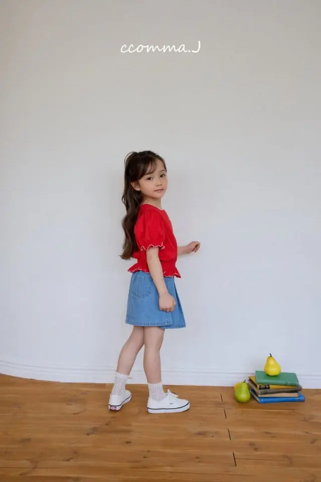 Ccommaj - Korean Children Fashion - #childrensboutique - Bibi Short Sleeve Tee - 11