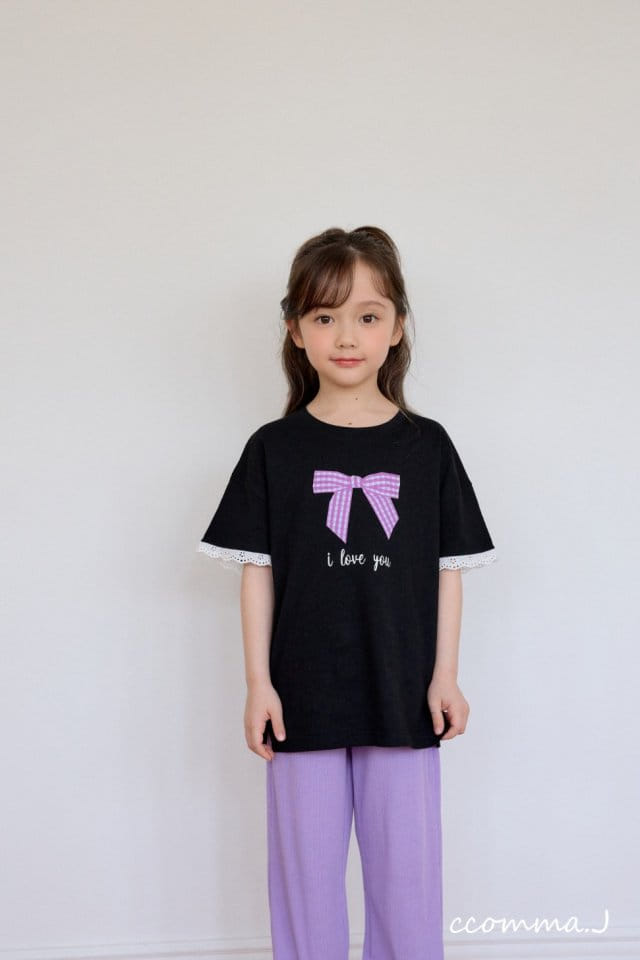 Ccommaj - Korean Children Fashion - #childrensboutique - Liche Long Short Sleeve Tee - 6