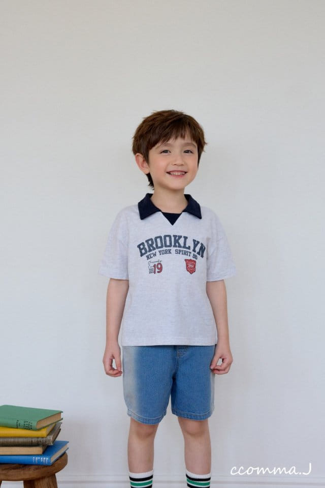 Ccommaj - Korean Children Fashion - #childrensboutique - Brooklyn Short Sleeve Tee - 2