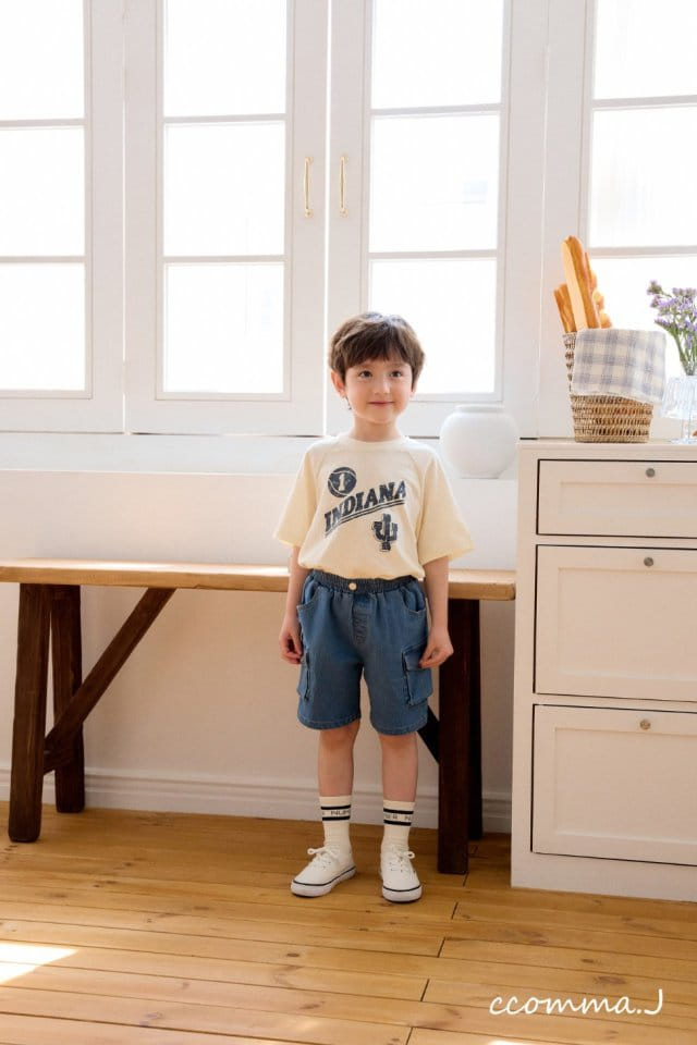 Ccommaj - Korean Children Fashion - #fashionkids - Kango Denim Shorts - 10