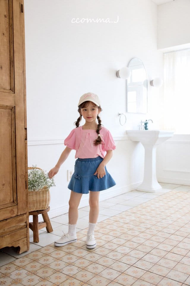 Ccommaj - Korean Children Fashion - #fashionkids - Bolero Short Sleeve Tee - 6