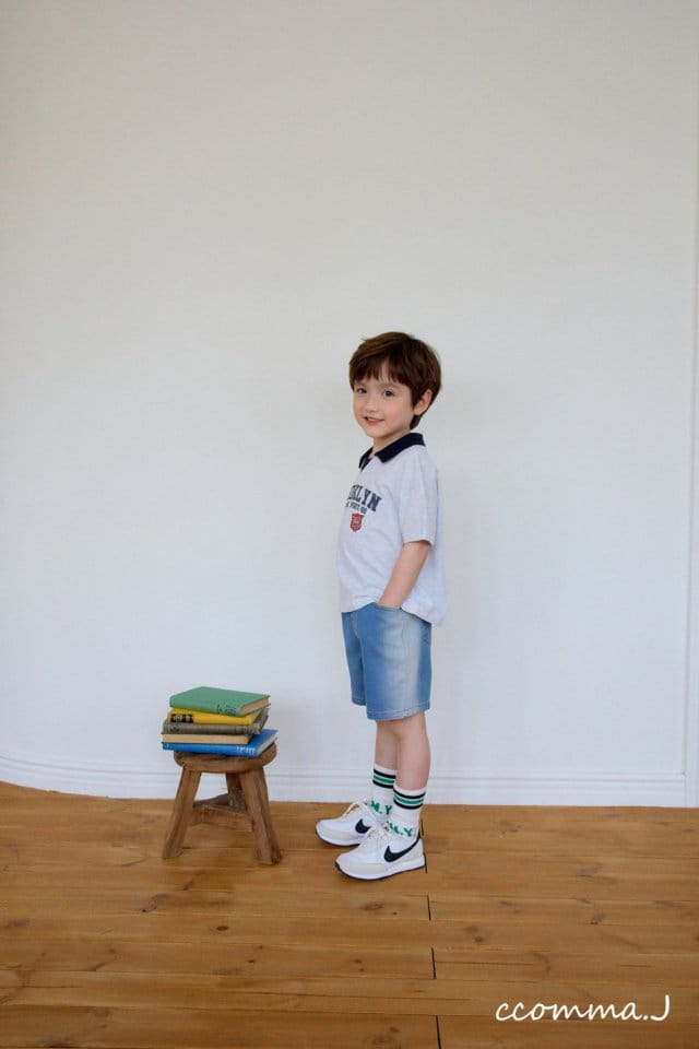 Ccommaj - Korean Children Fashion - #fashionkids - Brooklyn Short Sleeve Tee - 5