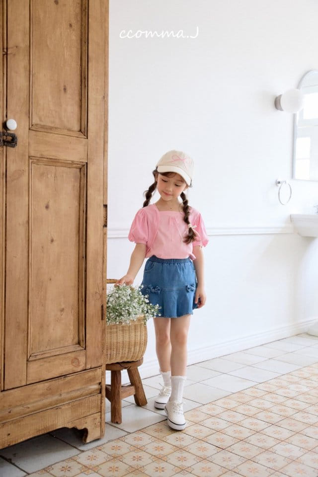 Ccommaj - Korean Children Fashion - #kidsshorts - Bolero Short Sleeve Tee - 7