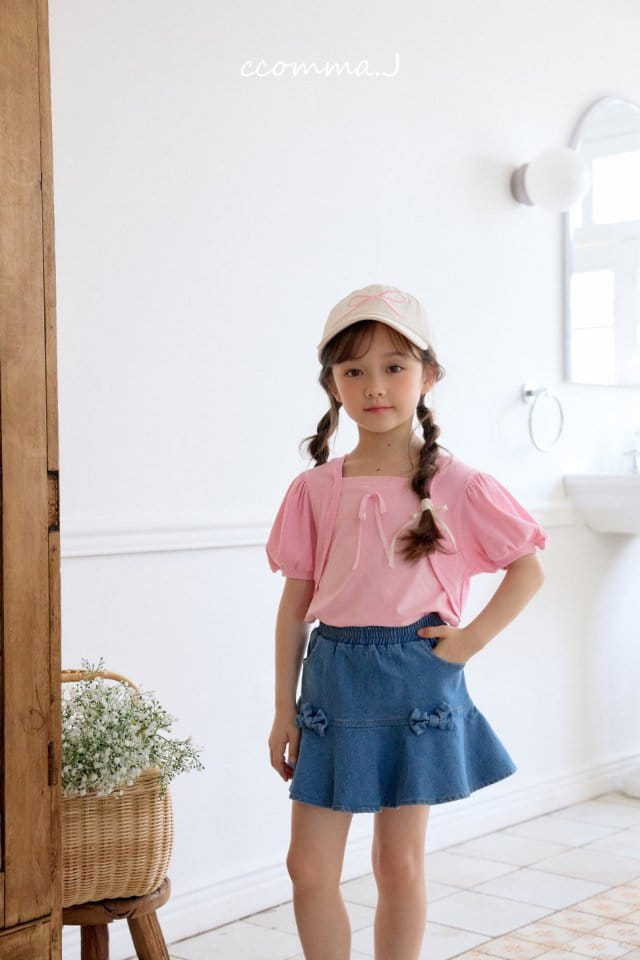 Ccommaj - Korean Children Fashion - #kidsstore - Bolero Short Sleeve Tee - 8