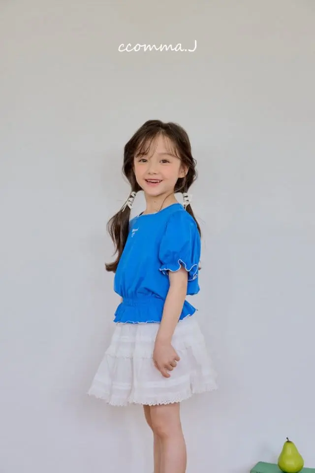 Ccommaj - Korean Children Fashion - #littlefashionista - Bibi Short Sleeve Tee - 5