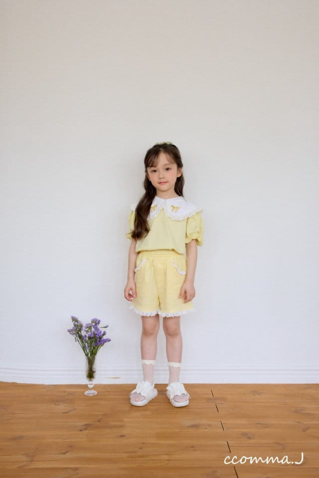 Ccommaj - Korean Children Fashion - #magicofchildhood - Lila Short Sleeve Tee - 7