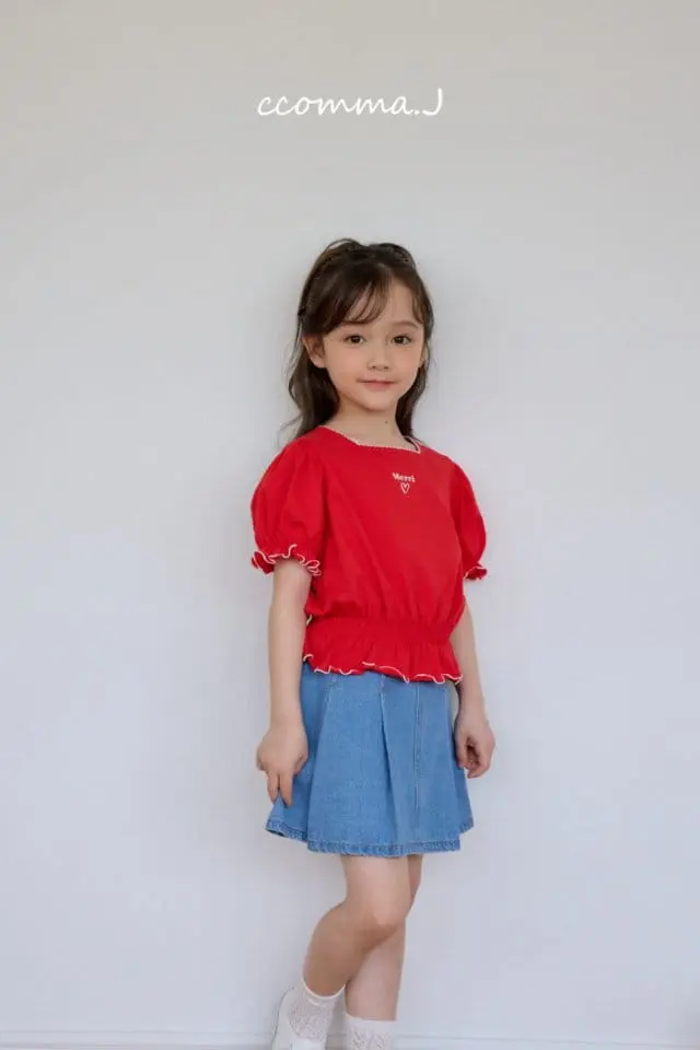 Ccommaj - Korean Children Fashion - #magicofchildhood - Bibi Short Sleeve Tee - 6