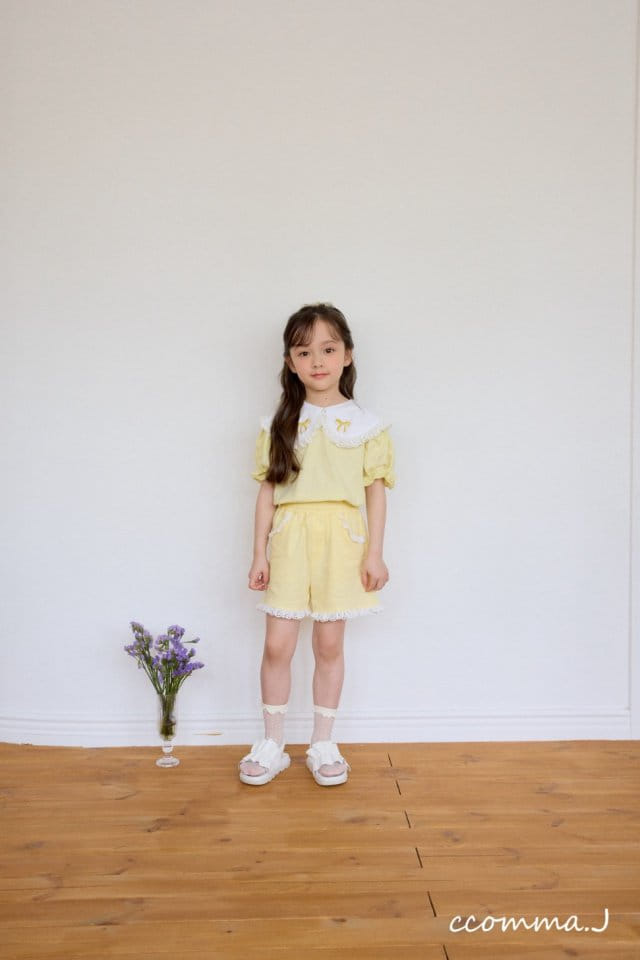 Ccommaj - Korean Children Fashion - #minifashionista - Lila Short Sleeve Tee - 8