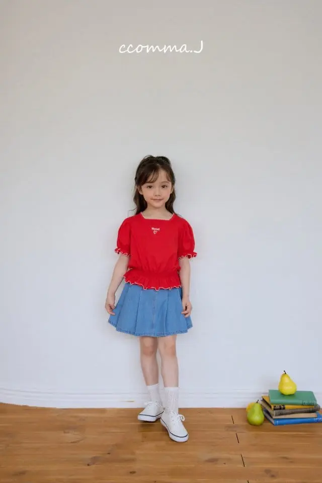 Ccommaj - Korean Children Fashion - #minifashionista - Bibi Short Sleeve Tee - 7