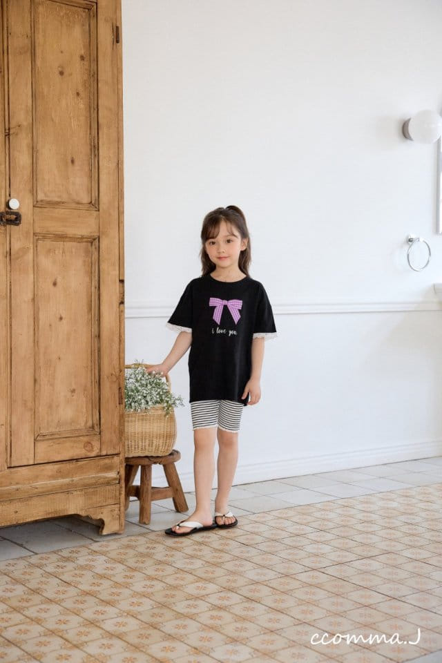 Ccommaj - Korean Children Fashion - #minifashionista - Liche Long Short Sleeve Tee - 2
