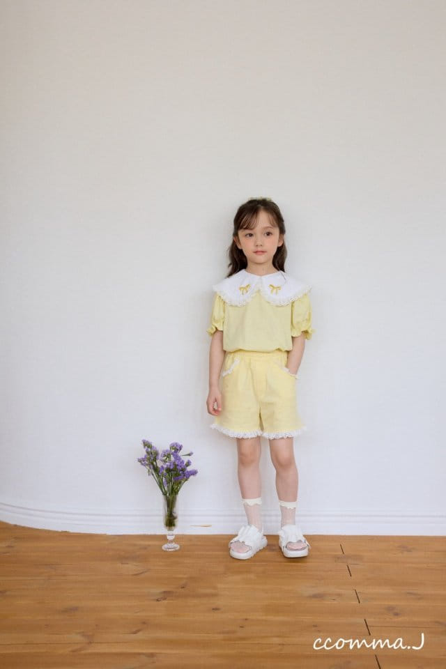 Ccommaj - Korean Children Fashion - #prettylittlegirls - Lila Short Sleeve Tee - 9