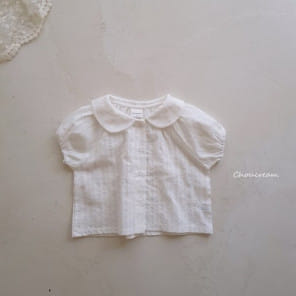 Choucream - Korean Baby Fashion - #babyboutique - Round Collar Blouse