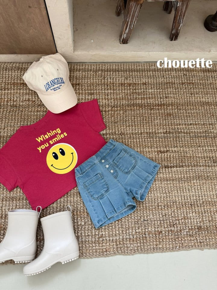 Chouette - Korean Children Fashion - #designkidswear - Wrinkle Pocket Denim Pants - 9