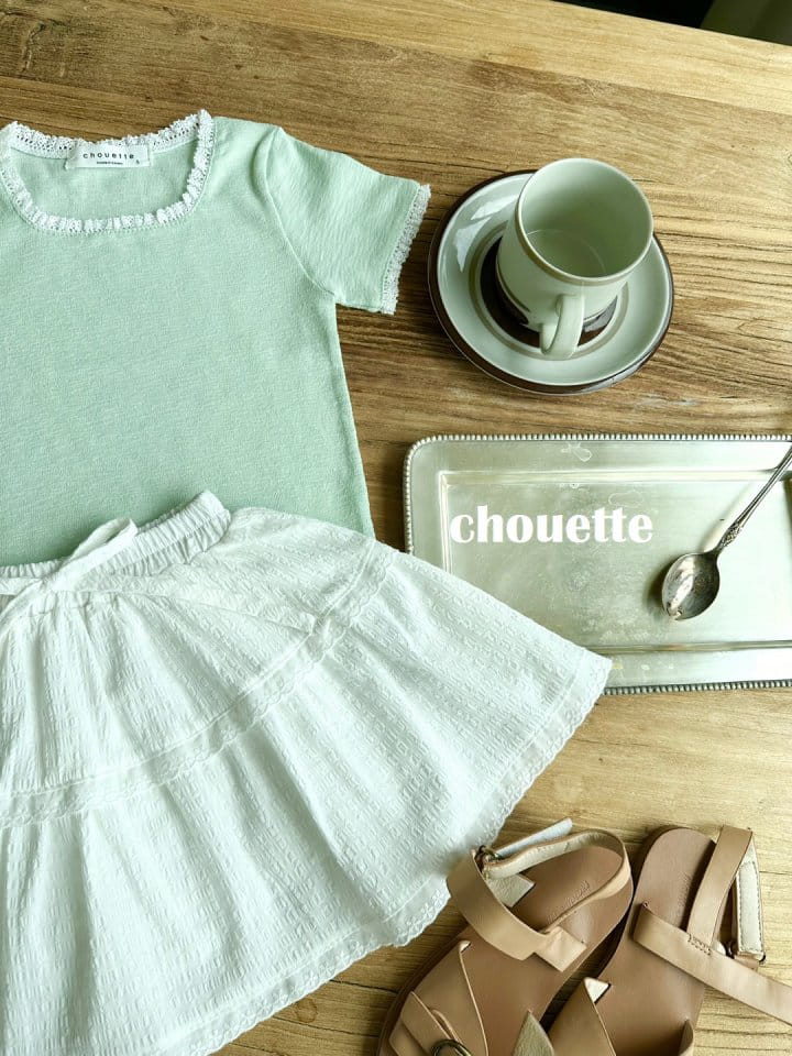 Chouette - Korean Children Fashion - #discoveringself - Totion Lace Rib Tee - 7