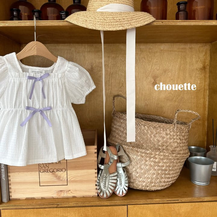 Chouette - Korean Children Fashion - #kidsshorts - Ribbon Blouse - 10