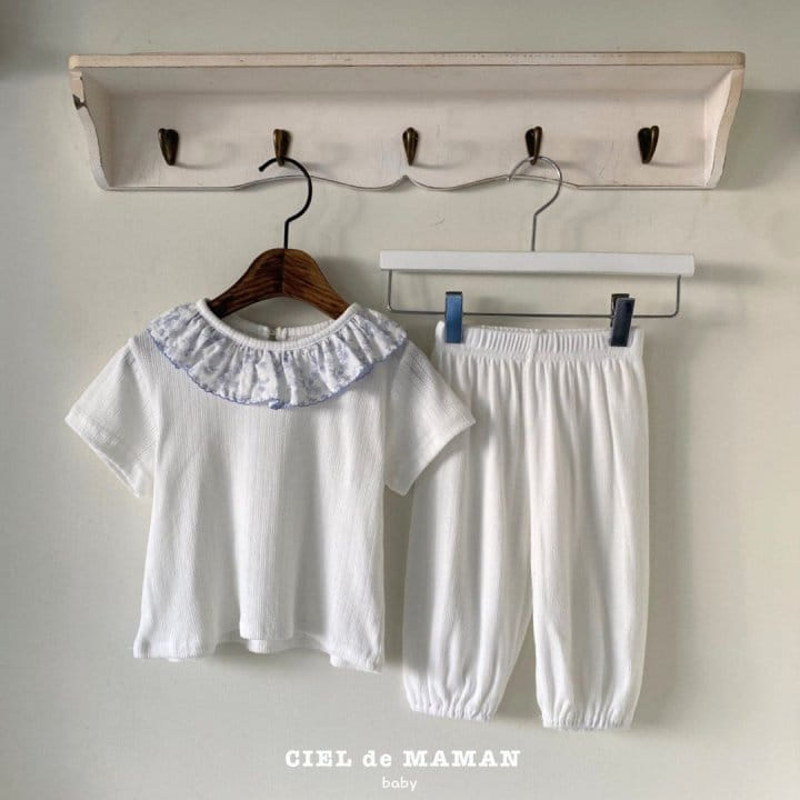 Ciel De Maman - Korean Baby Fashion - #babyboutique - Lux Top Bottom Set 