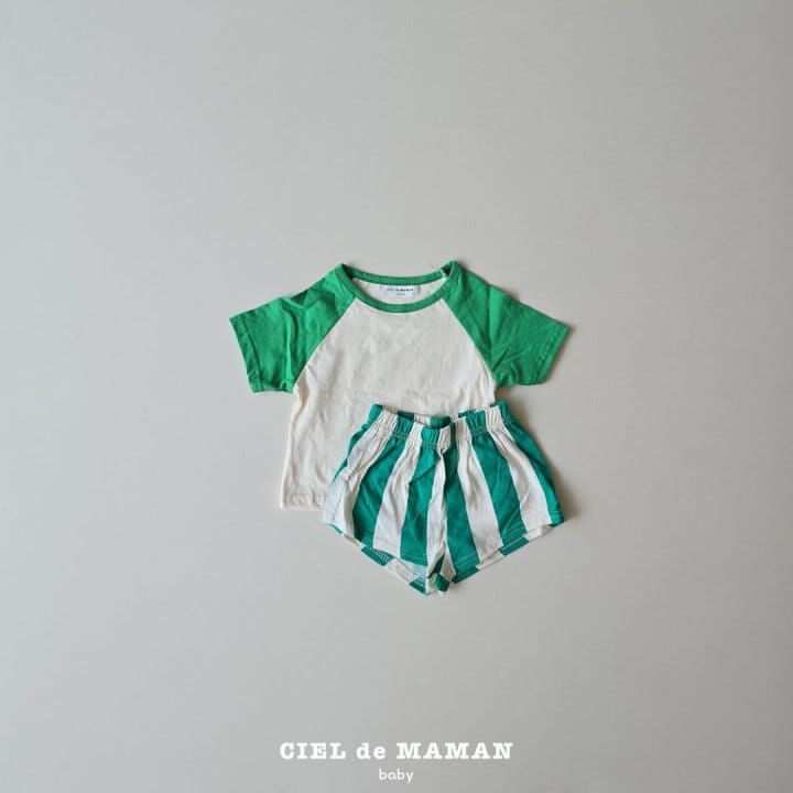 Ciel De Maman - Korean Baby Fashion - #babyboutique - Haha Top Bottom Set - 2