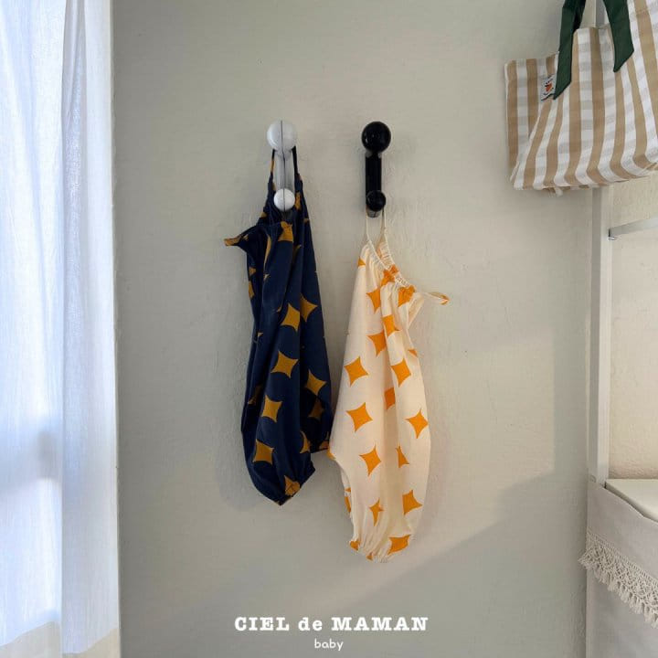 Ciel De Maman - Korean Baby Fashion - #babyboutiqueclothing - Star Overalls - 6