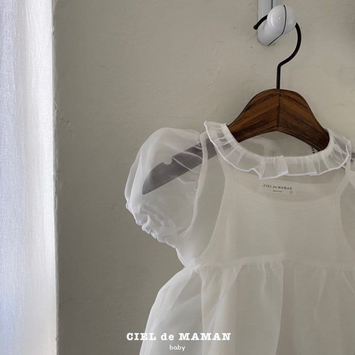 Ciel De Maman - Korean Baby Fashion - #babyboutiqueclothing - See Through One-Piece - 3