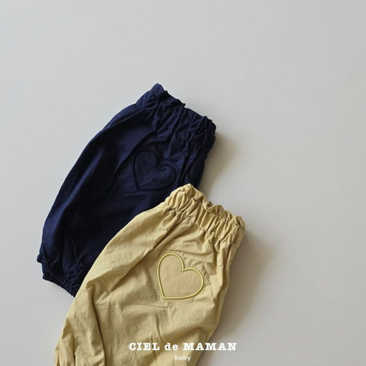 Ciel De Maman - Korean Baby Fashion - #babyboutiqueclothing - Heart Frill Pants - 7