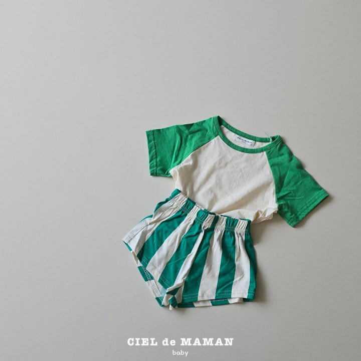 Ciel De Maman - Korean Baby Fashion - #babyboutique - Haha Top Bottom Set - 4