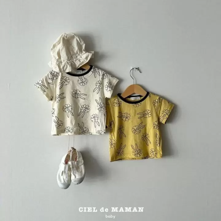Ciel De Maman - Korean Baby Fashion - #babyboutiqueclothing - Rabbit Top Bottom Set - 4