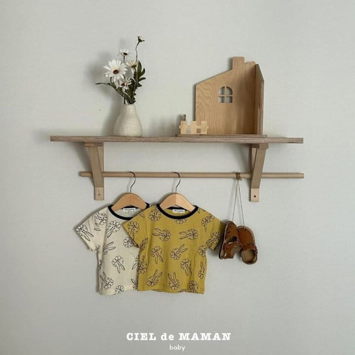 Ciel De Maman - Korean Baby Fashion - #babyfashion - Rabbit Top Bottom Set - 5