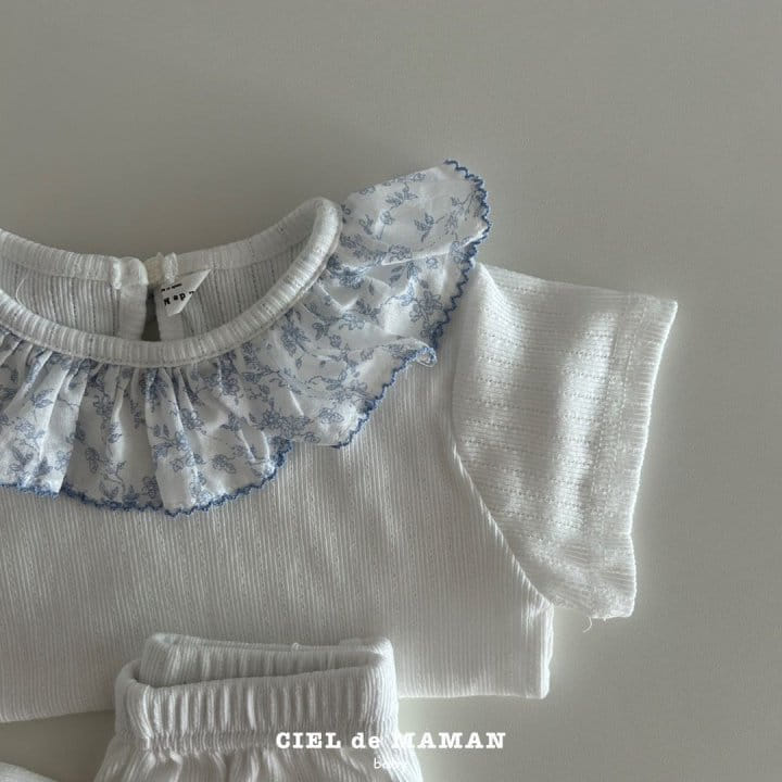 Ciel De Maman - Korean Baby Fashion - #babyoutfit - Lux Top Bottom Set - 6