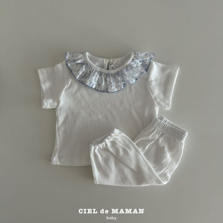 Ciel De Maman - Korean Baby Fashion - #babyoutfit - Lux Top Bottom Set - 7