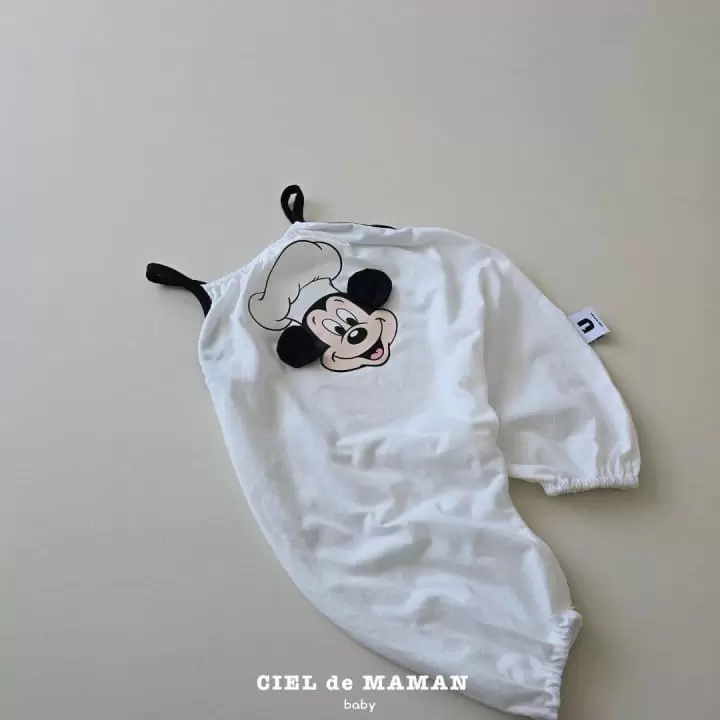 Ciel De Maman - Korean Baby Fashion - #onlinebabyboutique - Chef M All In One Jumpsuit - 5
