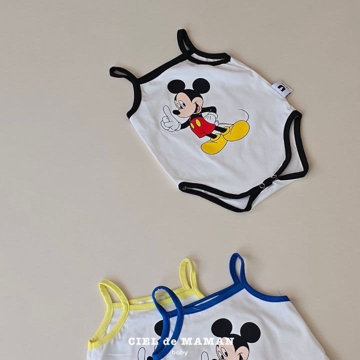 Ciel De Maman - Korean Baby Fashion - #onlinebabyshop - String Sleeve M Body Suit - 5