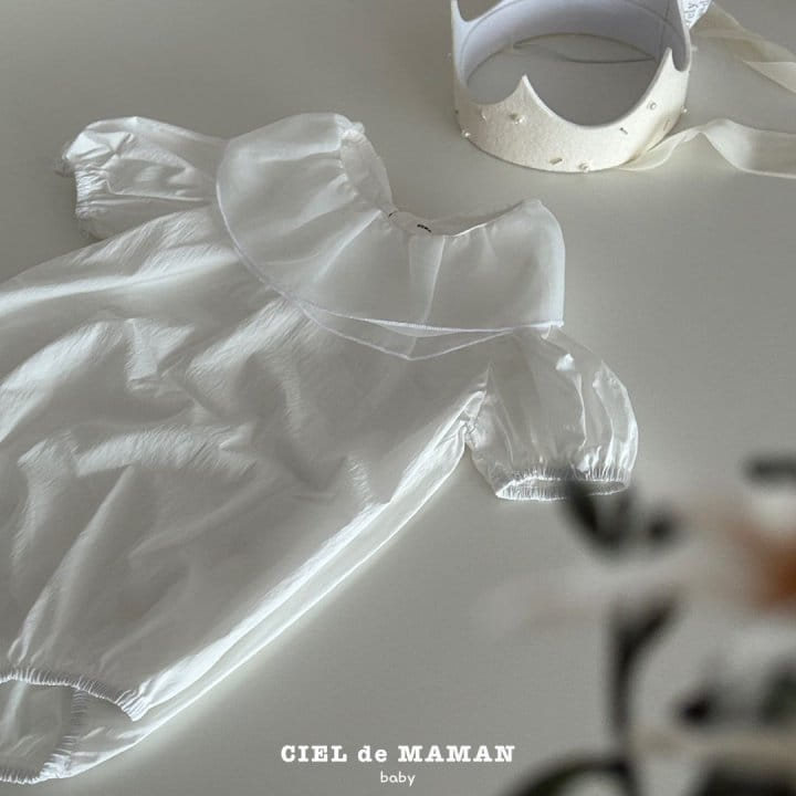 Ciel De Maman - Korean Baby Fashion - #onlinebabyshop - Princess Frill Body Suit - 2